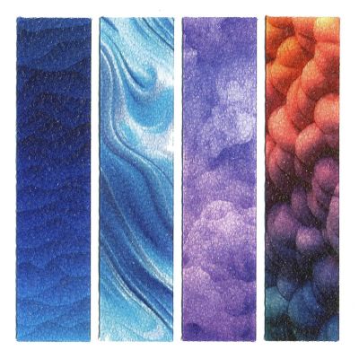 Zen Strips Sensory Strips 4/Pkg-Sand Gradient Image 1