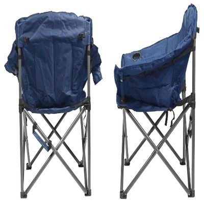 Zenithen Limited Alternative Club Portable Folding Outdoor Camping Chair, Navy Blue Image 3