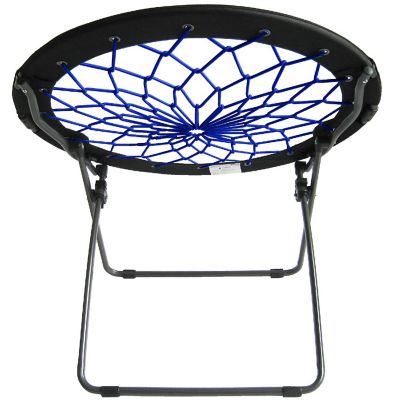 Zenithen Limited Bungee Folding Dish Chairs, Indigo Pack of 1 Image 2