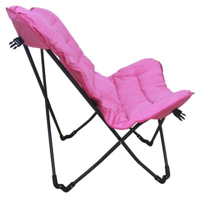 Zenithen Limited Pink Butterfly Folding Chair - Great Bedrooms, Rec-rooms, etc. Image 1