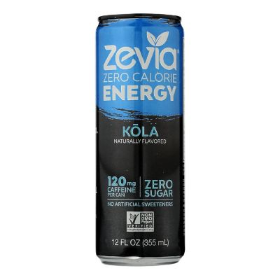 Zevia Zero Calorie Energy Drink - Cola - Case of 12 - 12 fl oz Image 1