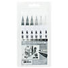 Zig Clean Color Real Brush Marker St 6VB ClGry 6pc Image 1