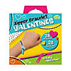 Zipper Bracelet Valentines: Set of 28 Cards with Bracelets Image 1