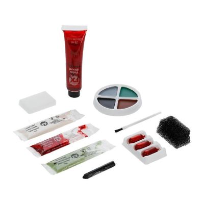 Zombie Latex Make-up Kit Costume Accessory Image 1