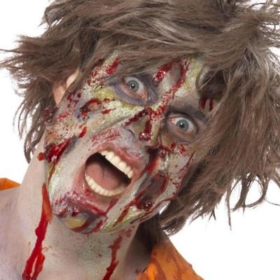 Zombie Latex Make-up Kit Costume Accessory Image 2