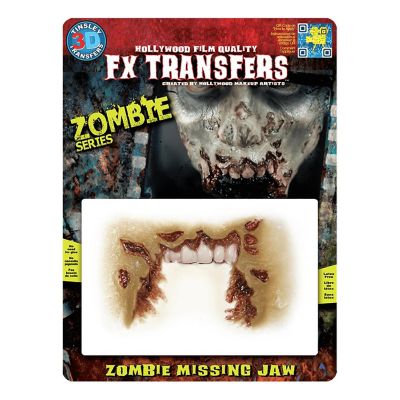 Zombie Missing Jaw Fx Transfer Costume Accessory Image 1