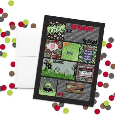 Zombie Outbreak Invitations 40pc. by AmandaCreation Image 1