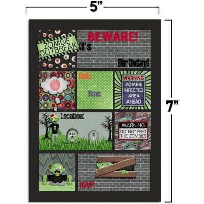 Zombie Outbreak Invitations 40pc. by AmandaCreation Image 3
