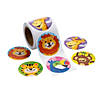 Zoo Animal Sticker Roll - 100 Pc. Image 1