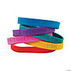 Cancer Awareness Rubber Bracelets