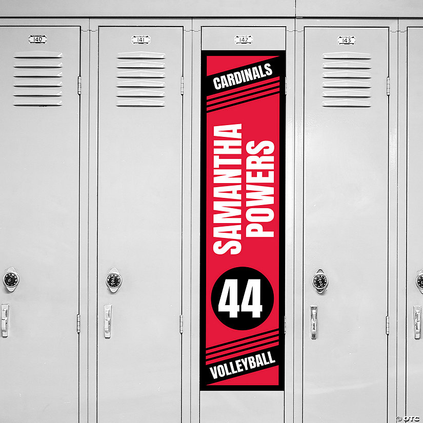 11" x 44" Personalized Locker Banner Image