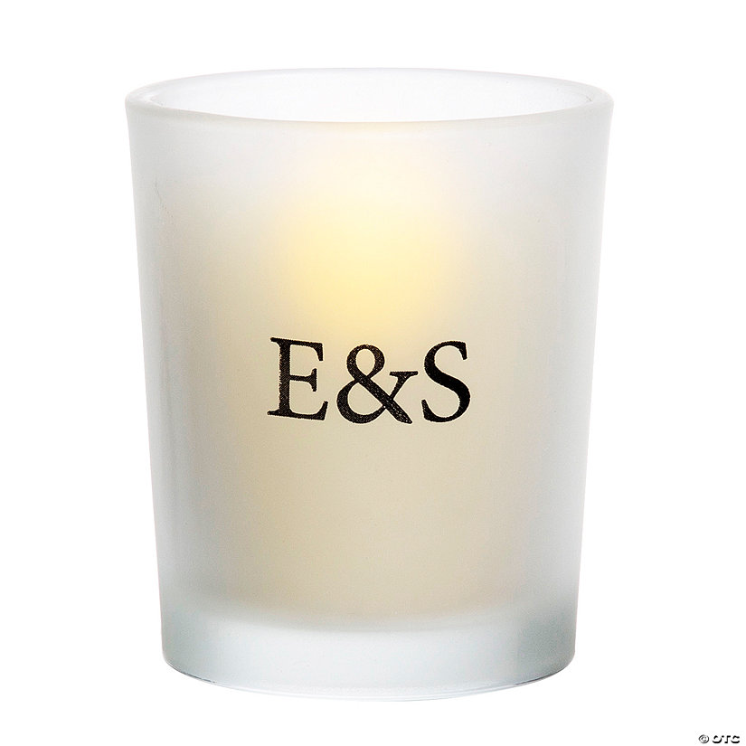 2 1/2" Bulk 48 Pc. Personalized Monogram Votive Candle Holders Image