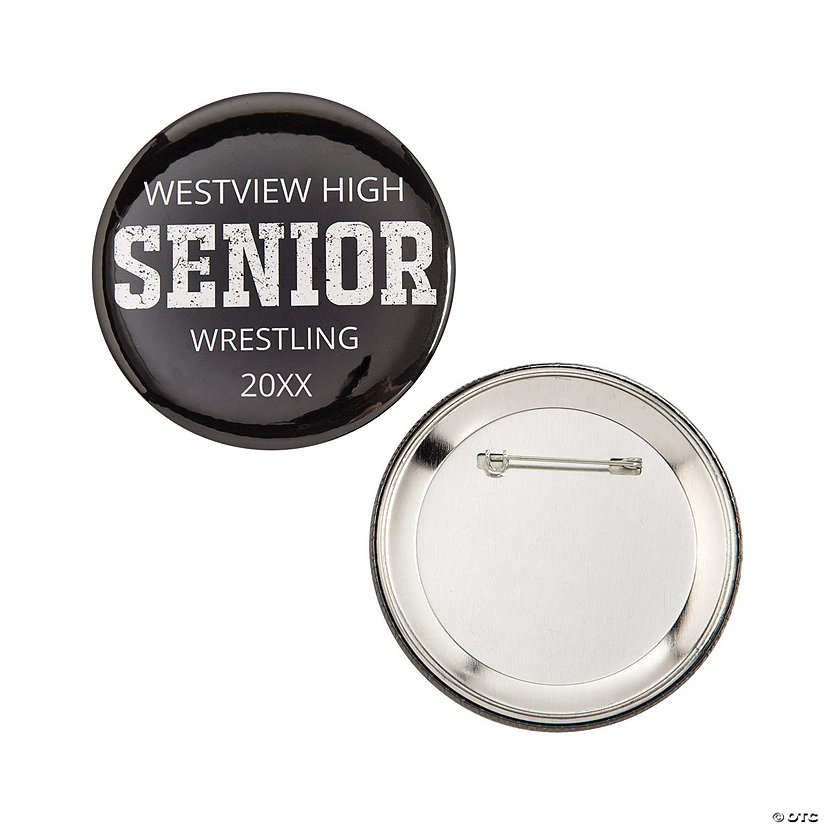 3" Personalized Senior Class Metal Buttons - 12 Pc. Image Thumbnail