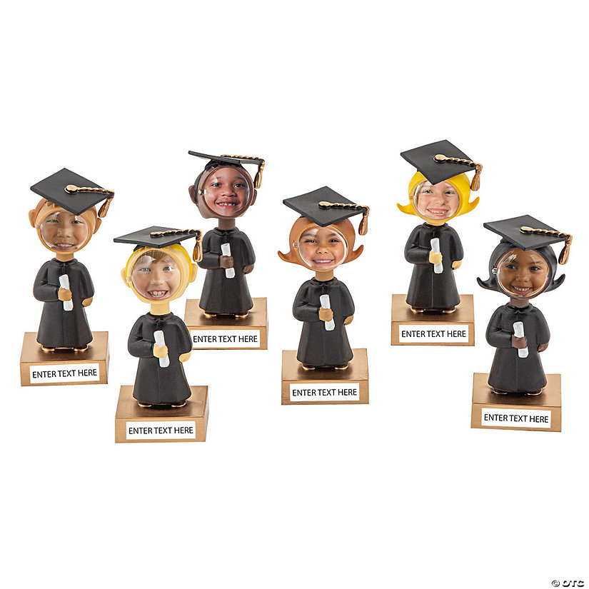 4" Personalized Bobblehead Graduation Picture Frames - 12 Pc. Image