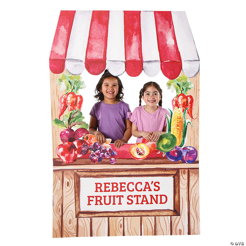 41 1/2" x 67" Personalized Farmer&#8217;s Market Cardboard Cutout Stand-up Image Thumbnail