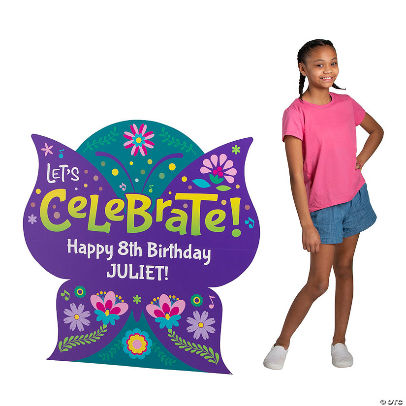 44 3/4" Personalized Enchanted Party Cardboard Cutout Stand-Up Image Thumbnail
