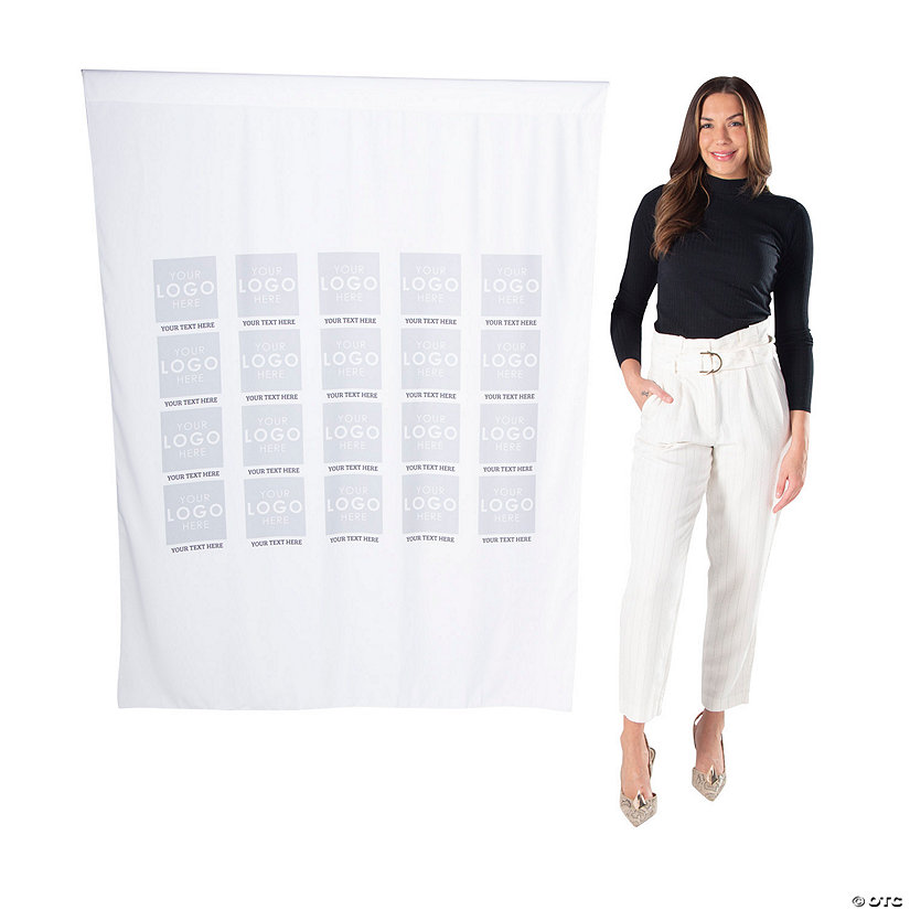 5 Ft. x 4 Ft. Custom Full-Color Logo Backdrop Image