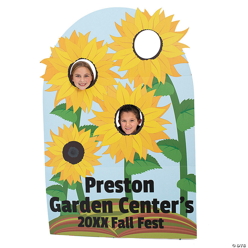 68&quot; Personalized Sunflower Cardboard Cutout Stand-In Stand-Up Image Thumbnail