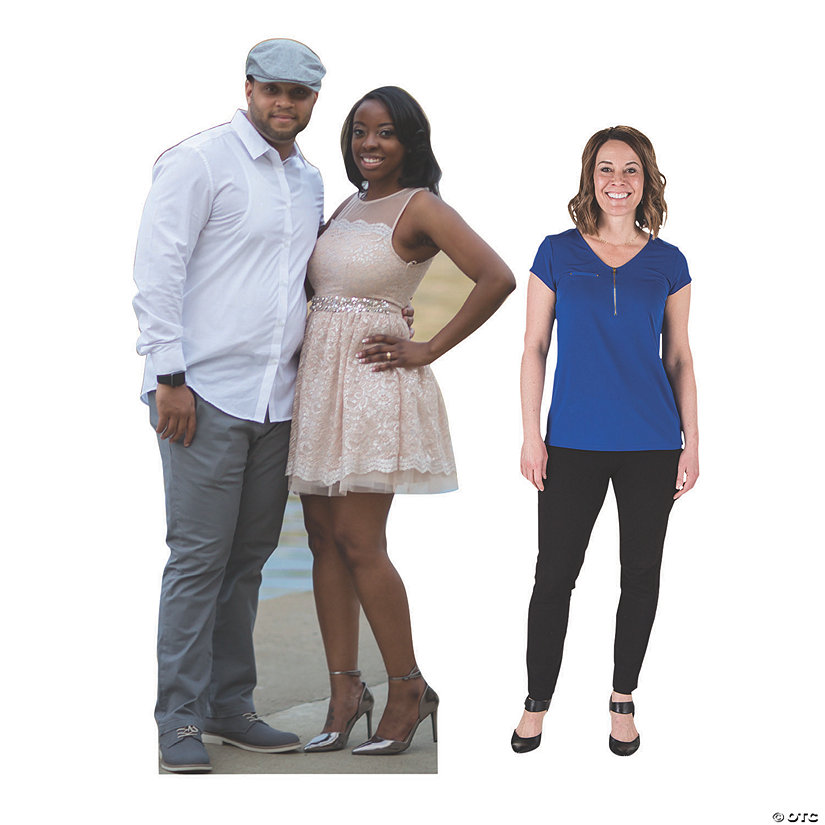 7 Ft. Custom Photo 2-Person Cardboard Cutout Stand-Up Image Thumbnail
