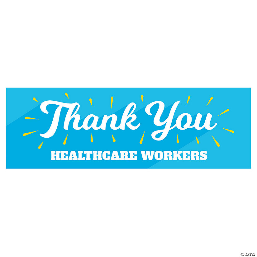 72" x 23" Personalized Thank You Banner - Medium Image