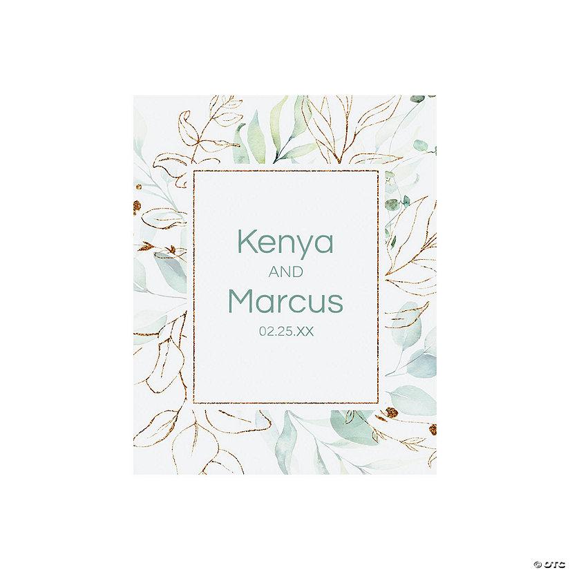 8" x 10" Personalized Eucalyptus Sign Image