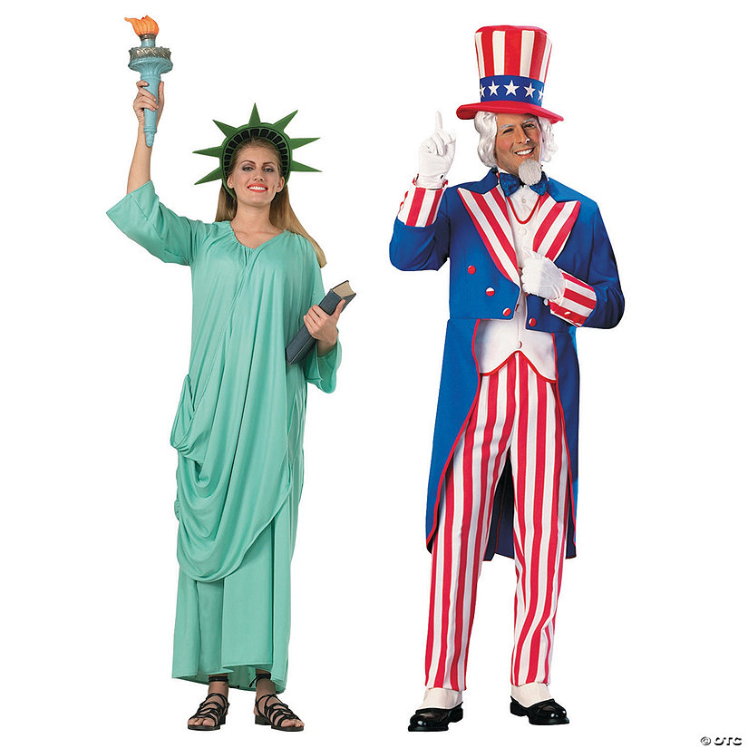 Adult&#8217;s America Couples Costumes Image