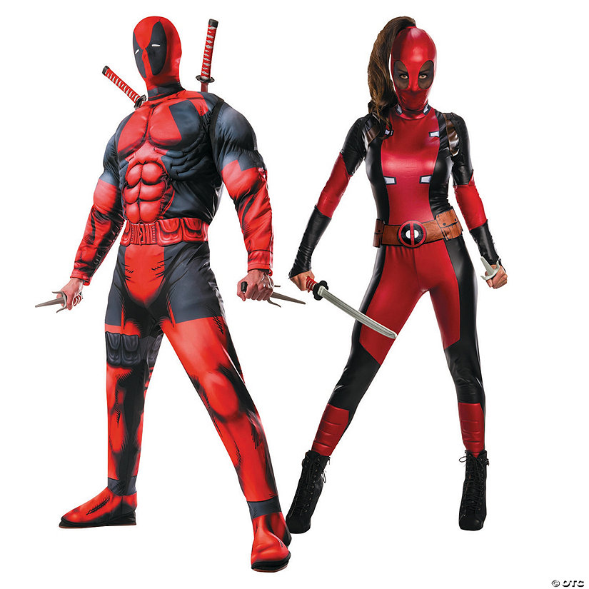 Adult&#8217;s Deadpool&#8482; Couples Costumes Image Thumbnail