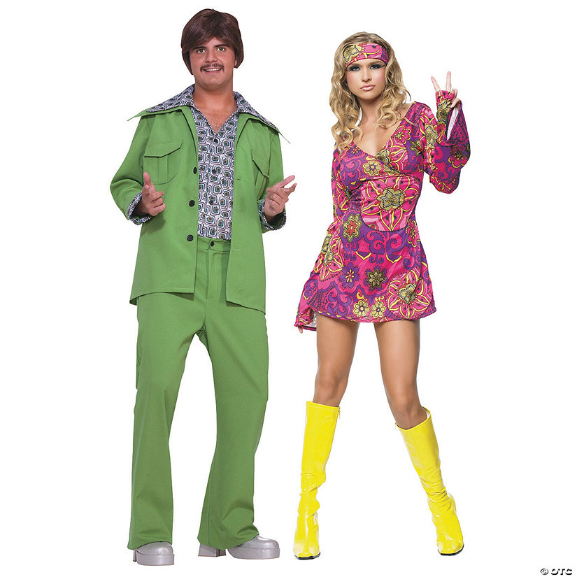 Adult&#8217;s Disco Couples Costumes Image Thumbnail