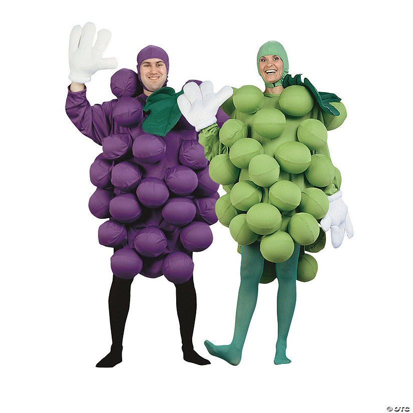 Adult&#8217;s Grapes Couples Costumes Image
