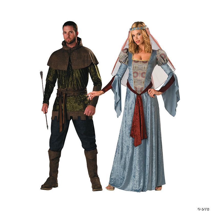 Adult&#8217;s Robin Hood & Maid Marian Couples Costumes Image