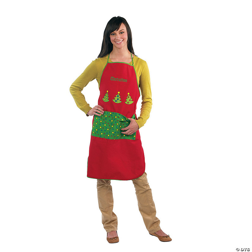Adult&#39;s Christmas Personalized Apron Image
