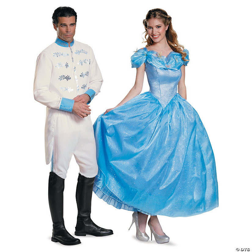 Adult&#39;s Cinderella&#8482; & Prince Couples Costumes Image