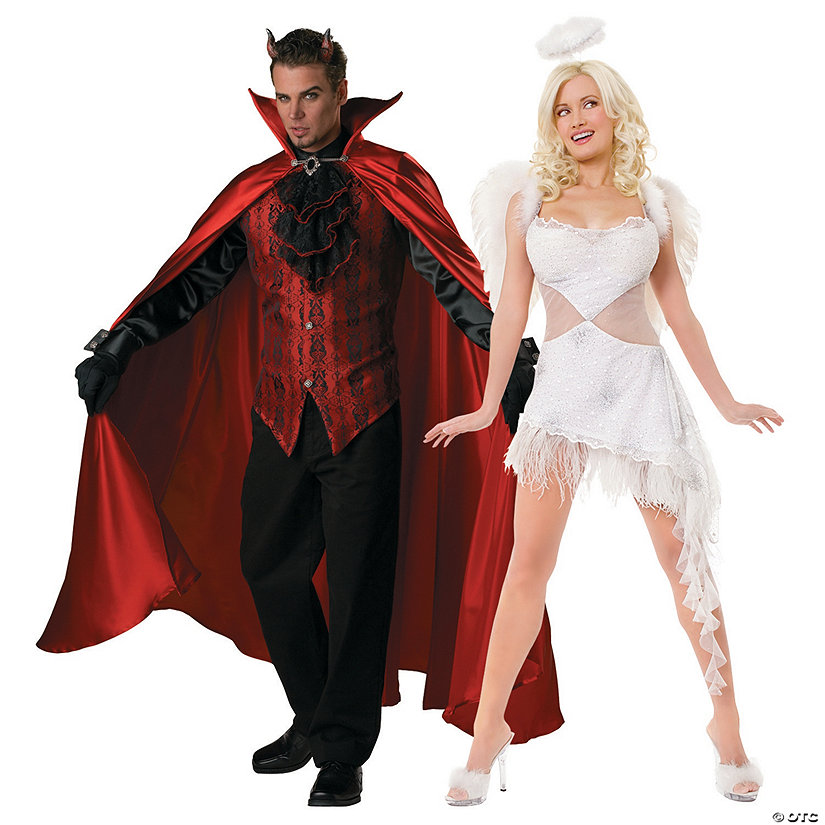 Adult&#39;s Devil and Angel Couples Costumes  Image