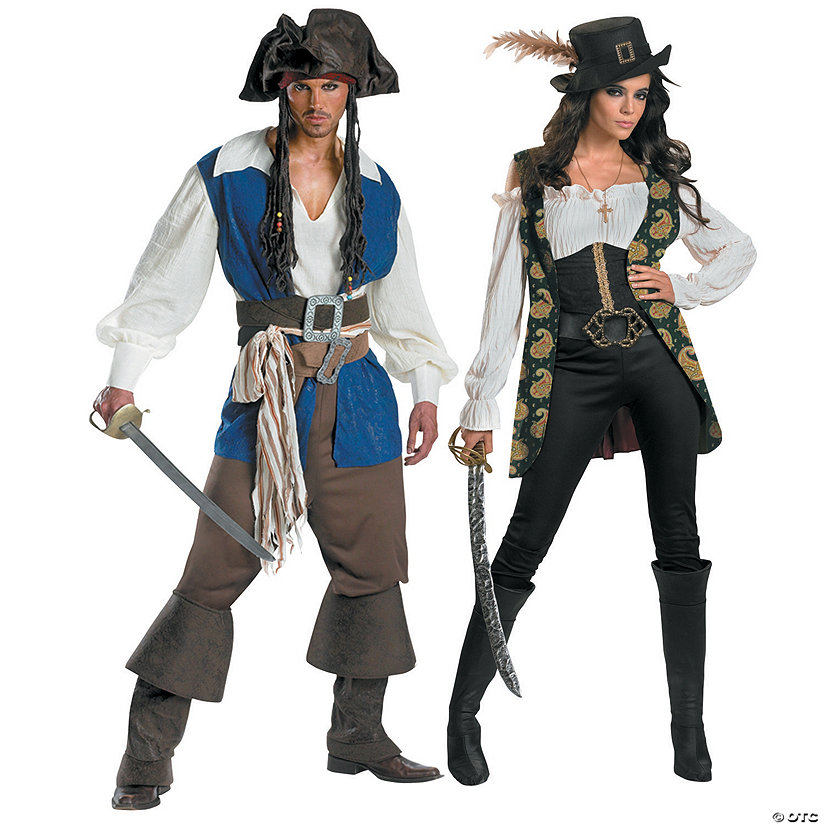 GET IT FAST PIRATES OF THE CARIBBEAN CAPTAIN JACK SPARROW REPLICA COSTUME