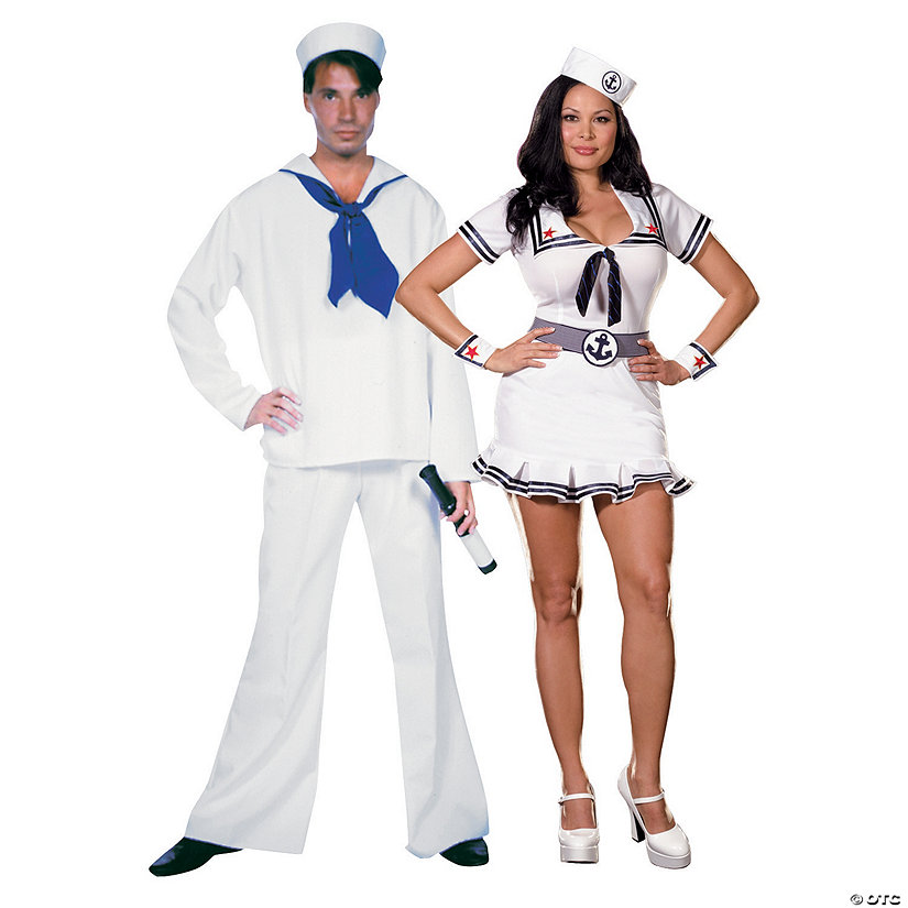 Adult's Sailor Couples Costumes  Image