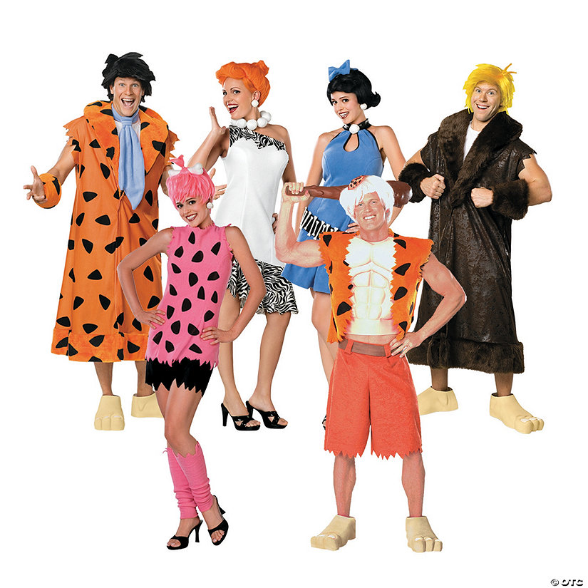 Adult's The Flintstones Group Costumes Image Thumbnail