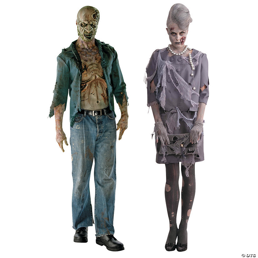Adult's Zombie Couples Costumes  Image