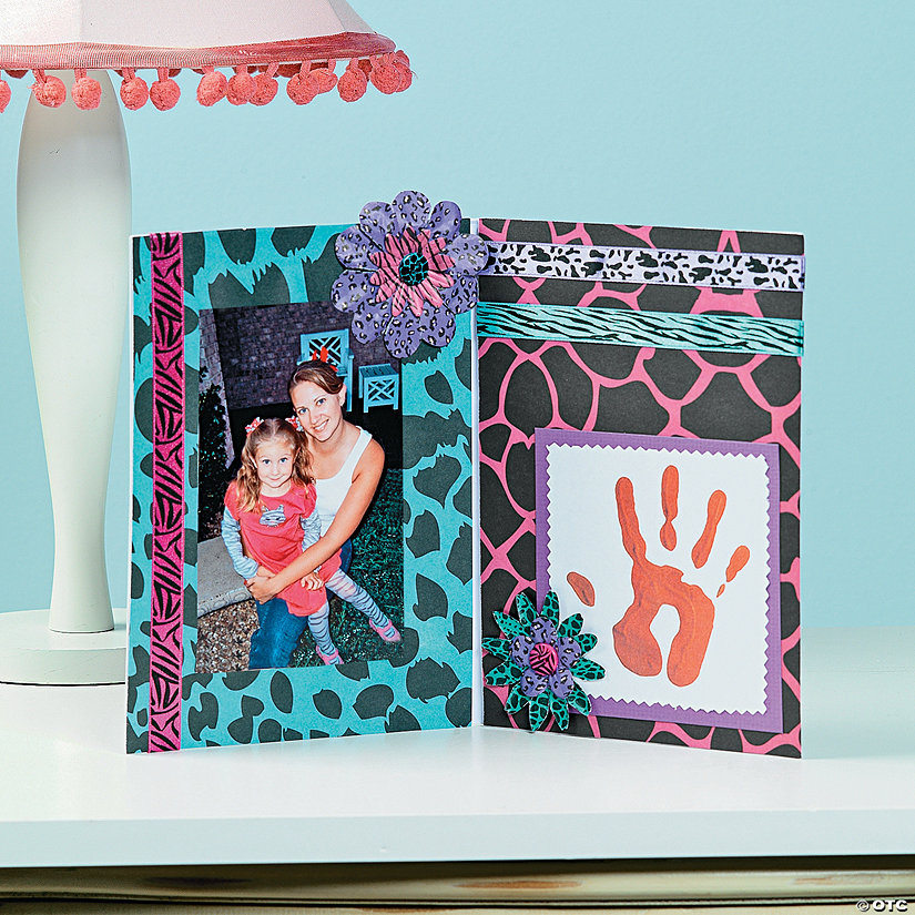 Animal Print Photo Frame Idea Oriental Trading