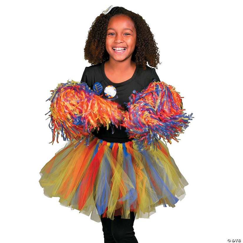 Autism Awareness Cheerleader Costume Idea Image
