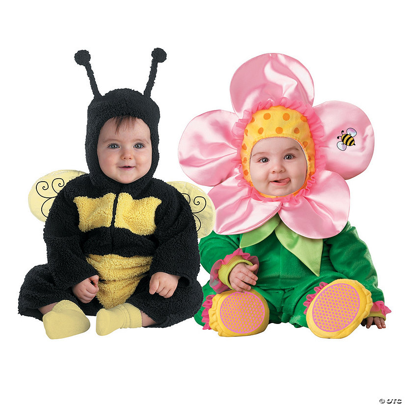 Baby Bumble Bee & Flower Costumes - 0-6 Months Image