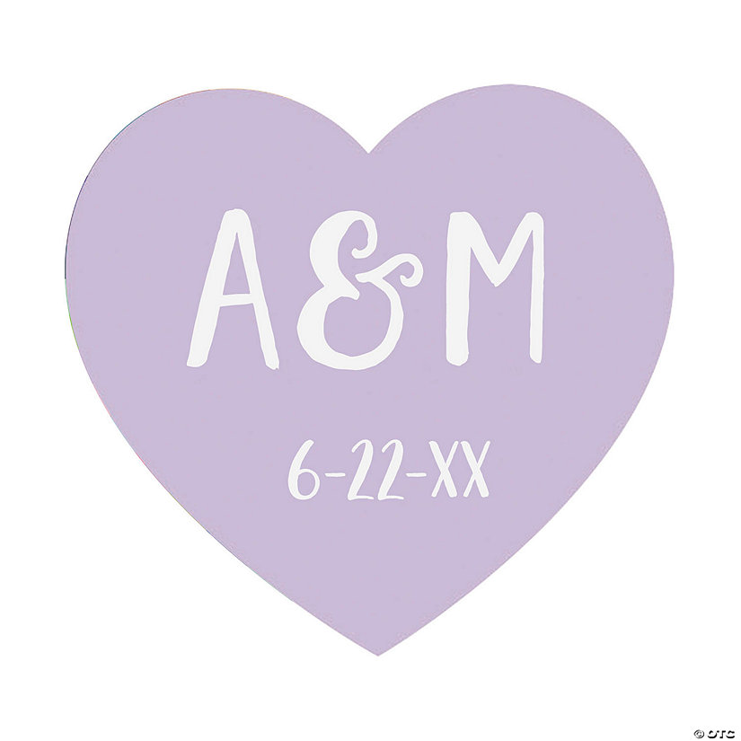 Bulk 144 Pc. Personalized Heart-Shaped Initial Stickers Image