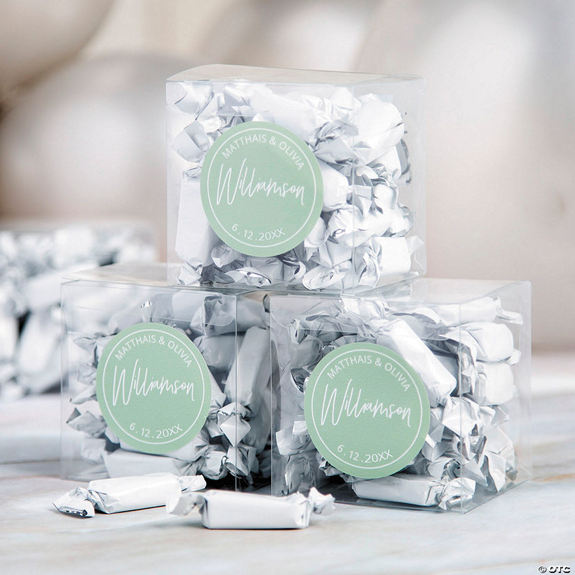 Bulk 144 Pc. Personalized Modern Last Name Favor Stickers Oriental