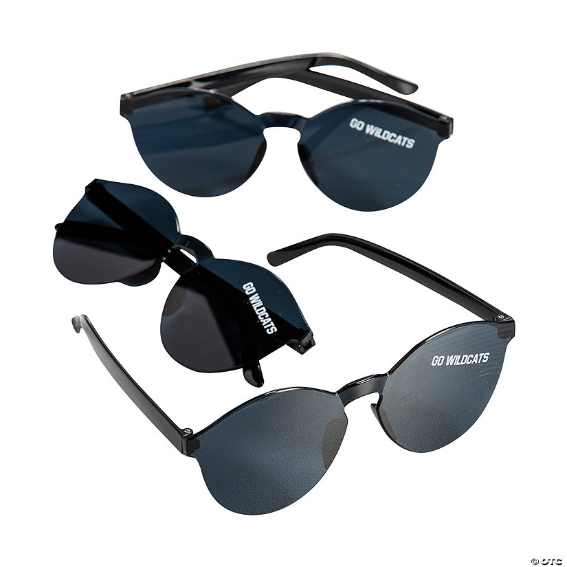 Bulk 48 Pc. Personalized Black Rimless Sunglasses Image Thumbnail