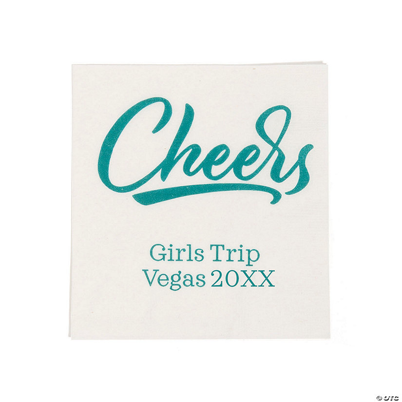 Bulk 50 Ct. Personalized Cheers Beverage Napkins Image