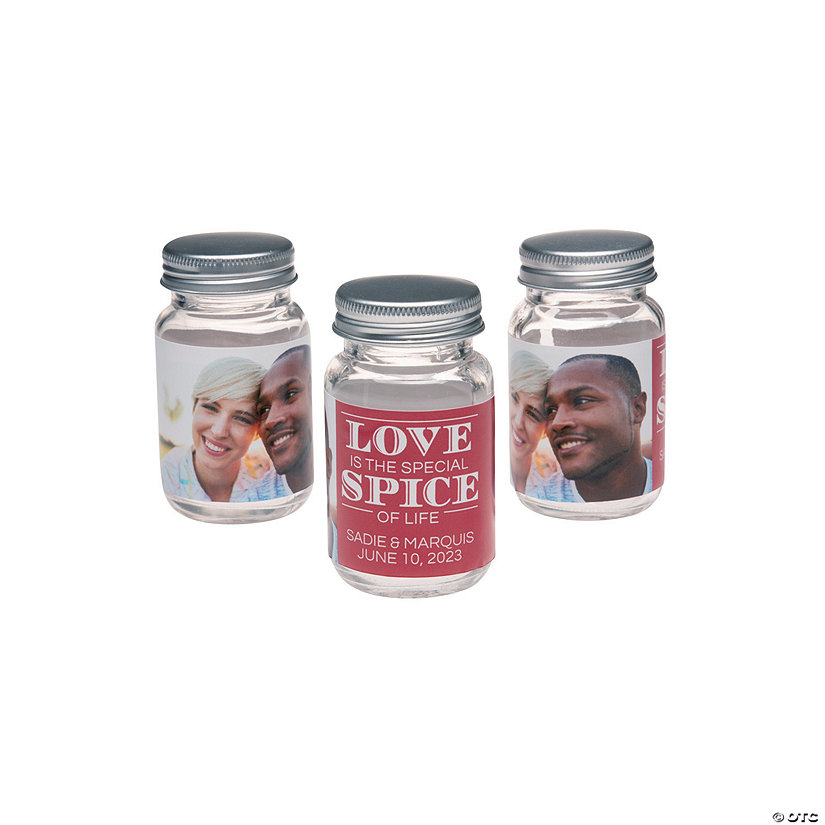 Bulk  50 Pc. Custom Photo Spice Bottle Labels Image Thumbnail