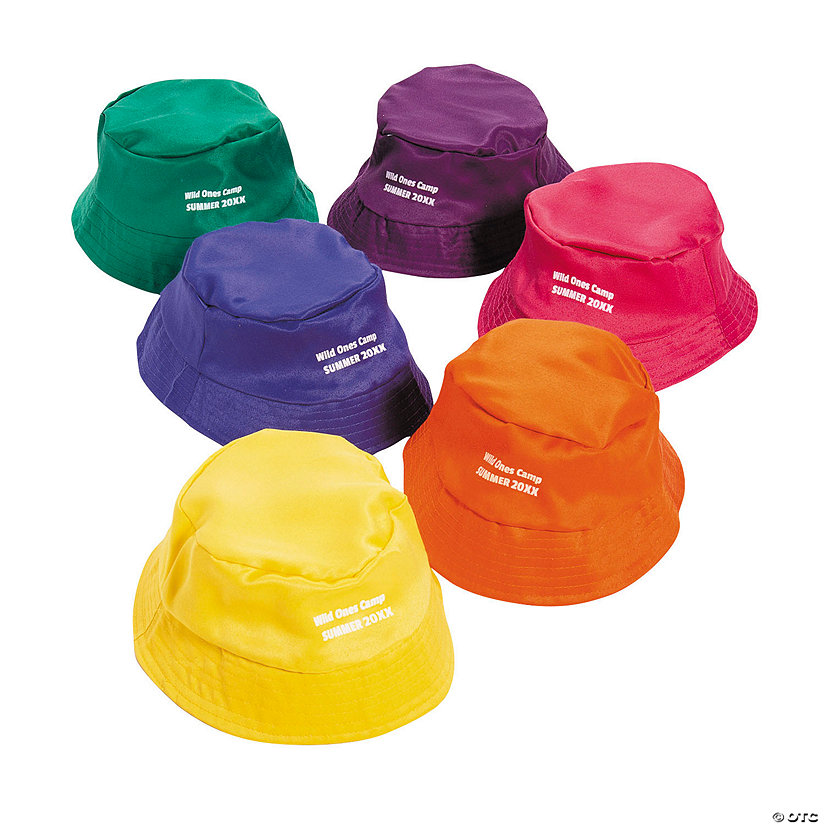 Bulk 50 Pc. Personalized Bucket Hat Assortment Image Thumbnail