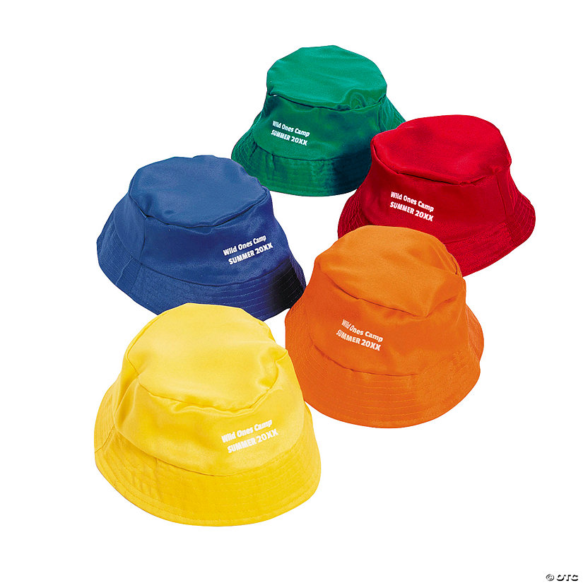 Bulk 50 Pc. Personalized Bucket Hat Assortment Oriental Trading