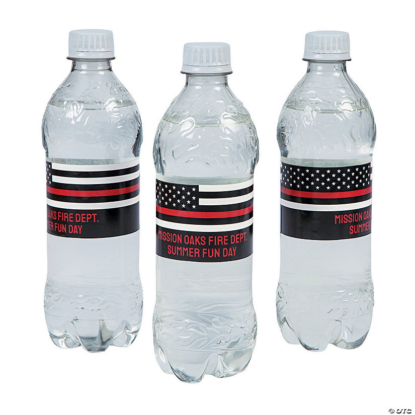 Bulk 50 Pc. Personalized Everyday Hero Water Bottle Labels Image Thumbnail