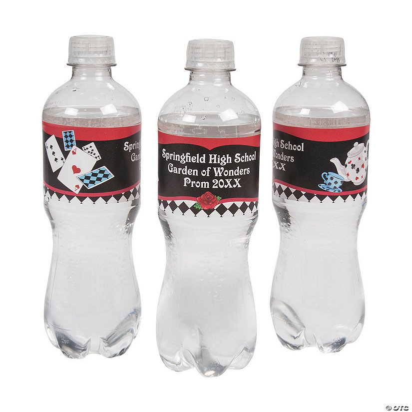 Bulk 50 Pc. Personalized Garden of Wonders Water Bottle Labels Image
