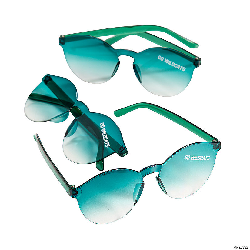 Bulk Personalized 48 Pc. Green Rimless Sunglasses Image Thumbnail